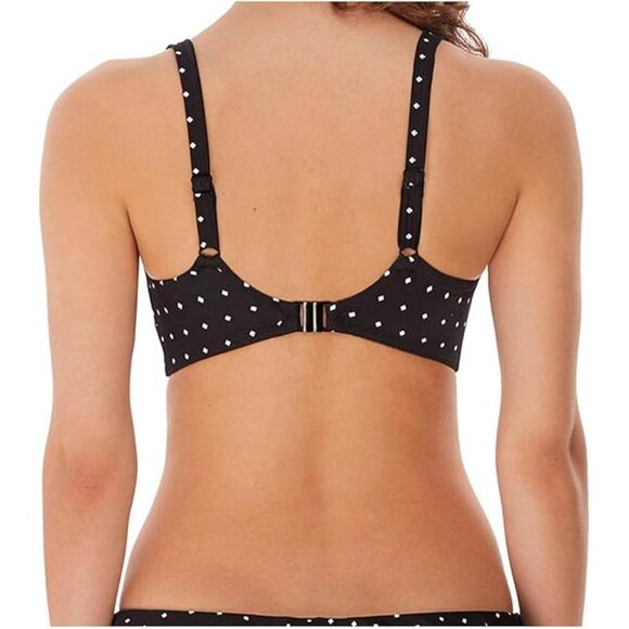 Freya Black and White Polka Dot Bikini Top - Picture 2 of 6